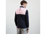 Polo manches longues colorblock Eden Park rose