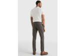 Pantalon chino Tommy Hilfiger slim gris en coton bio