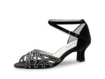 Clemence 960-50 - Chaussure de danse en velours noir à strass - Anna kern