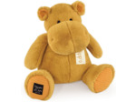 Histoire d'Ours - Peluche Hippopotame - HIPPO - Ocre - 40 Cm - Grande Peluche Douce et Mignonne pour les Calins - Idée Cadeau de Naissance et Anniversaire pour Enfants - L'HIPPO -