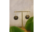 Boucles d'oreilles en Cuir - Collection DARK - BY NAT.M - Sur le trottoir d'en face