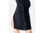 Tyra - Jupe de danse noir avec insert dentelle - Werner Kern