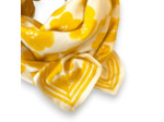 BIG FOULARD LATIKA "FLORA BOLD" CITRON