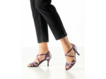 Camelia -  Chaussures de danse cuir chevreau violet - Nueva epoca