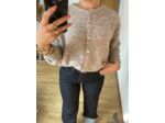 Pull Gilet Taupe