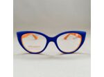 Lunettes de Vue Marylin Femme De la Marque Lafont Coloris Bleu / Orange