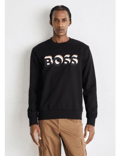 Sweat logo BOSS noir