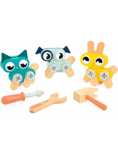 3 Petits Animaux à Bricoler Brico'Kids - JM