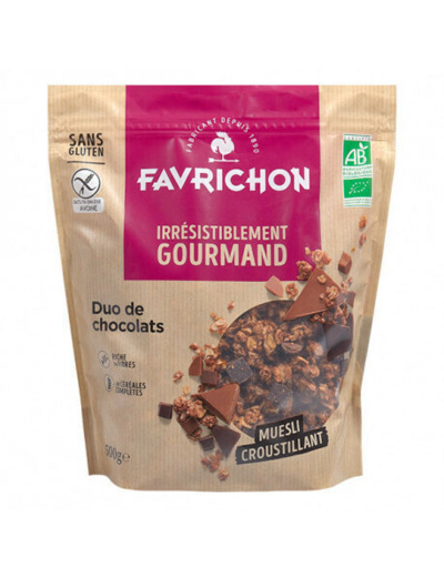 Muesli  crousti duo chocolat bio FAVRICHON