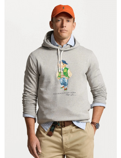 Sweat Bear Ralph Lauren gris