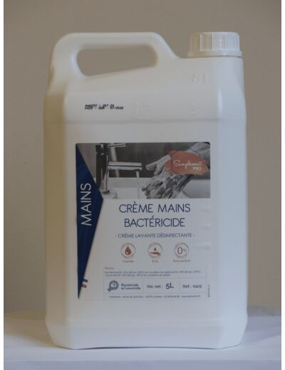 Crème Mains Lavante et Bactéricide en 5 litres