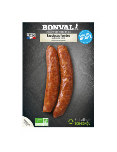 Saucisses fumées x2 - Abc Bio