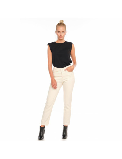 JEANS MOM PATRICIA MFB GREIGE