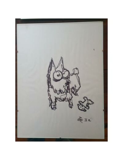 « Le doudou » Dessin Original by Philippe COLLET