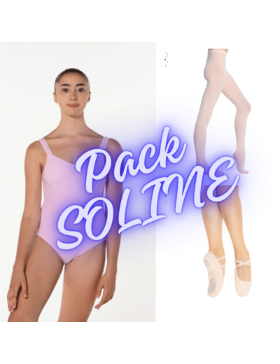 Pack de danse SOLINE (justau + collants + chaussons) - Artiligne