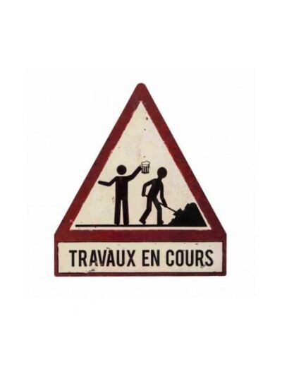 Panneau "Travaux en cours"