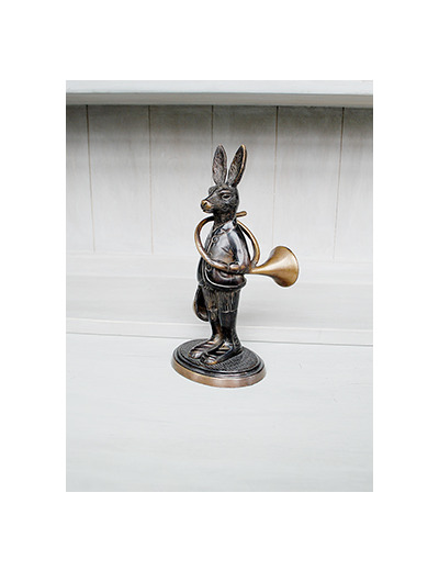 Lapin cor de chasse bronze