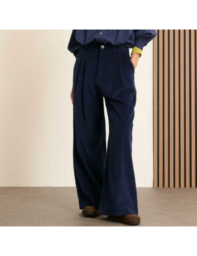 PANTALON VOLTAIRE MARINE - GARANCE