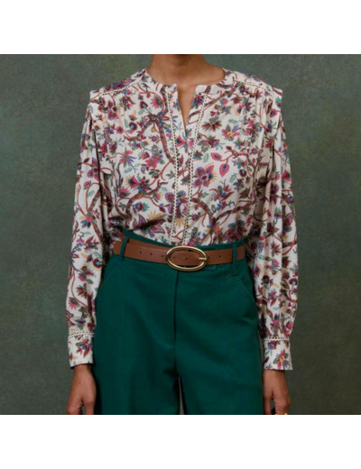 CHEMISE JANINA CREME - LOUISE MISHA