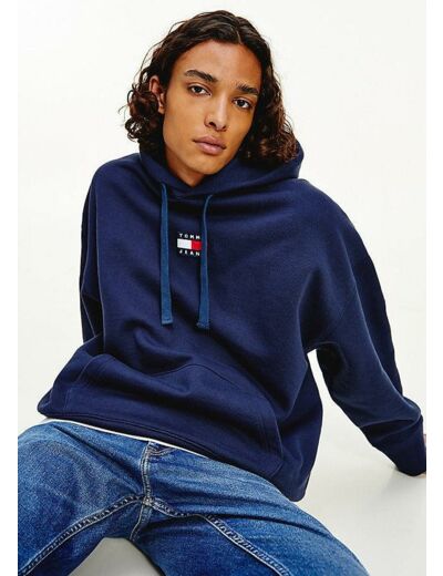 Sweat à capuche Tommy Jeans marine