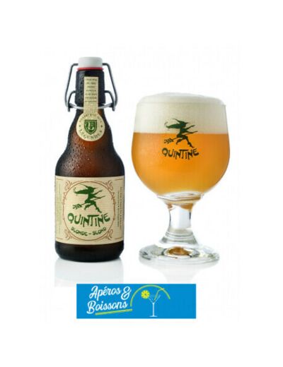 Bière Belge Quintine Blonde 8° / 33cl - Apéros & Boissons