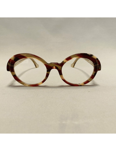 Lunettes De Vue Plein Les Mirettes - Modèle Demoiselle XXIV Coloris Ecaille Rouge