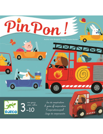 Jeu de société Djeco Pin Pon- Maman et bébé