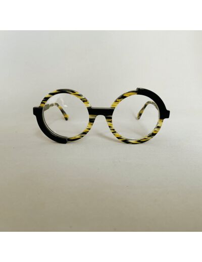 Lunettes de Vue Mixte Pierre Eyewear Modèle Habib Coloris Black Lemon