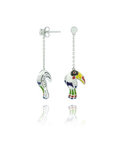 Boucles d'oreille Una Storia Toucan