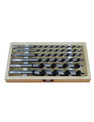 02516 - Mèche a bois longue 230 mm en coffret