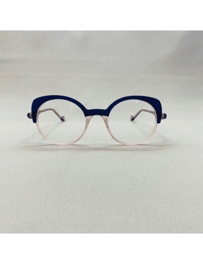 Lunettes de Vue enfant Tête à Lunettes de Caroline Abram modèle Mini Darling Coloris Bleu / Rose