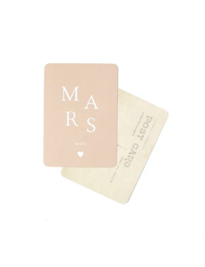 CARTE POSTALE MARS / ADELE - CINQMAI