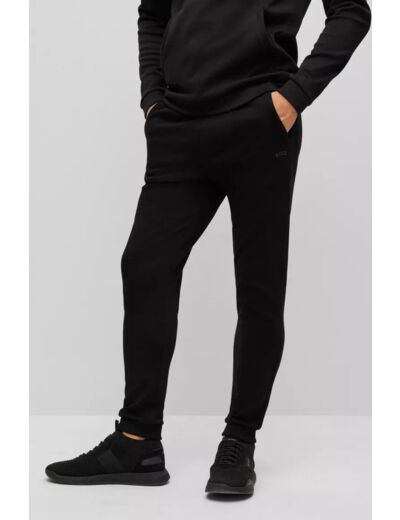 Pantalon de jogging BOSS noir en coton bio