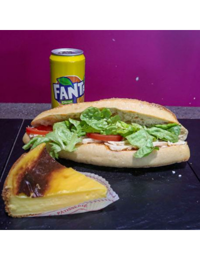 La formule Sandwich N°3 à 8,40€ - La Craquan'Tine