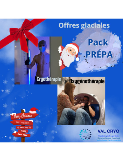 Séance de Cryotherapie et Oxygénothérapie - OFFRE SPÉCIALE NOËL - Val Cryo