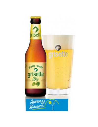 Bière Belge Grisette Blonde Bio 5.5° / 25cl - Apéros & Boissons