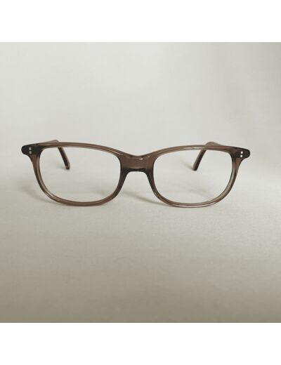 Lunettes de Vue FODIER de la Marque Monsieur Blanc Coloris Marron Transparent