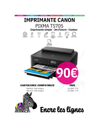 Imprimante Canon Pixma TS705