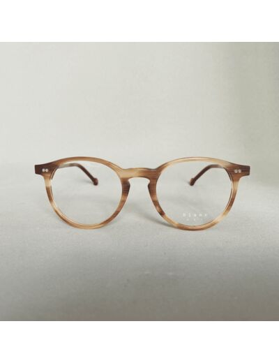 Lunettes de Vue Homme Baptiste de la Marque Blanc Coloris Bois