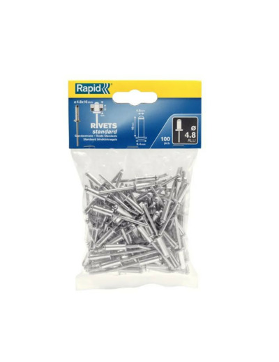 Rapid - Rivet standard Alu Ø4.8x16mm