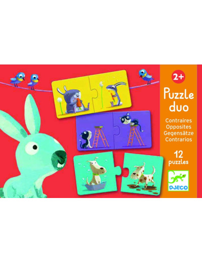 Djeco - Puzzle Duo Contraires