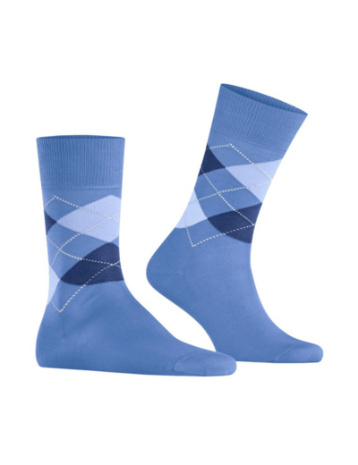 Chaussettes Manchester Burlington bleues