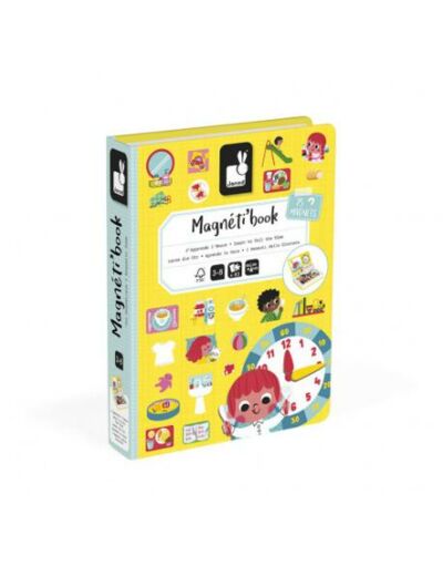 Magneti'book J'apprends l heure -Maman et Bébé -La Fère