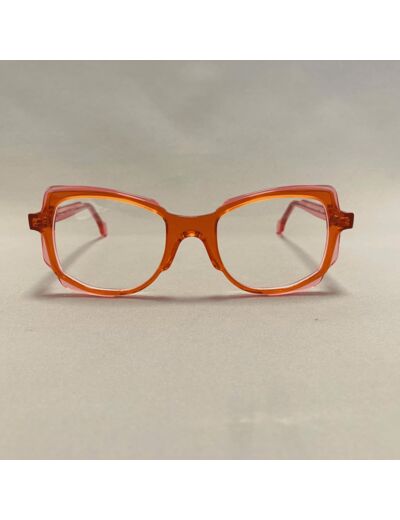 Lunettes De Vue Plein Les Mirettes - Modèle Demoiselle 29 Coloris Rose Orange