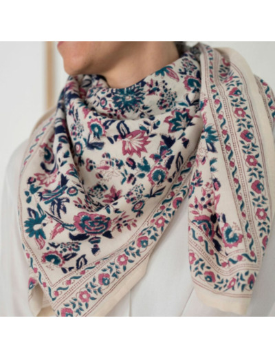 GRAND FOULARD GOA MYRTILLE