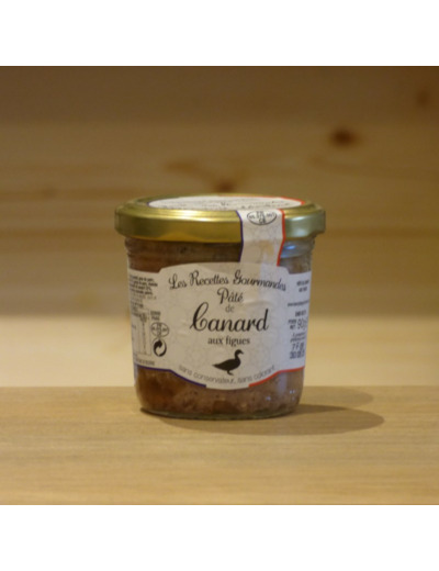 Pâté de canard aux figues 90g