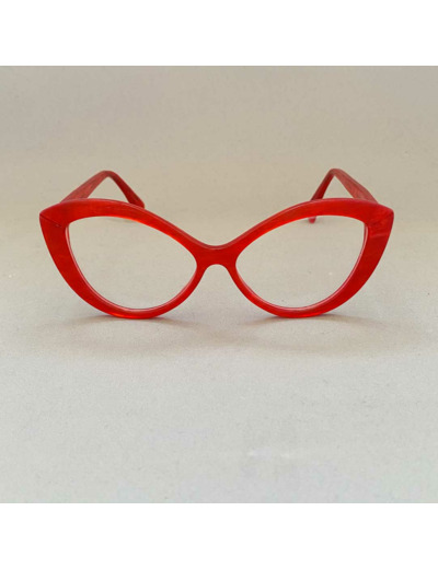 Lunettes de Vue Femme Corse De la Marque Jacques Durand Coloris Rouge