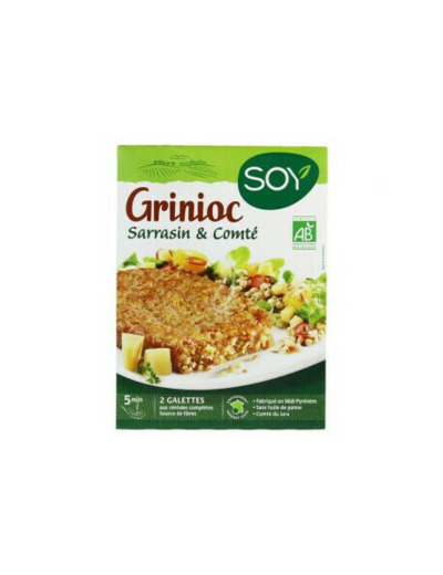 Galettes grinioc sarrasin et comté SOY 2x100g