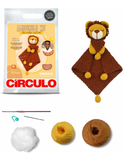 Kit de crochet  Amigurumi lion