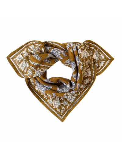 PETIT FOULARD MANIKA OURS TAPENADE